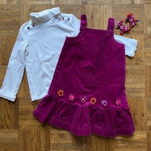 Gymboree Corduroy Jumper and Turkleneck